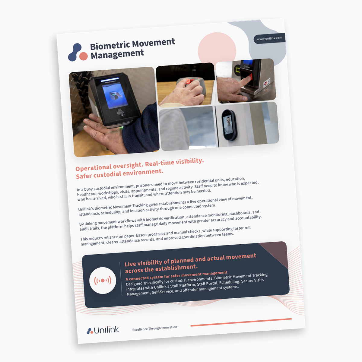 Biometric Movement Management